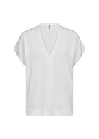 Dollie 757 V-ringad Pullover Dam White Soyaconcept