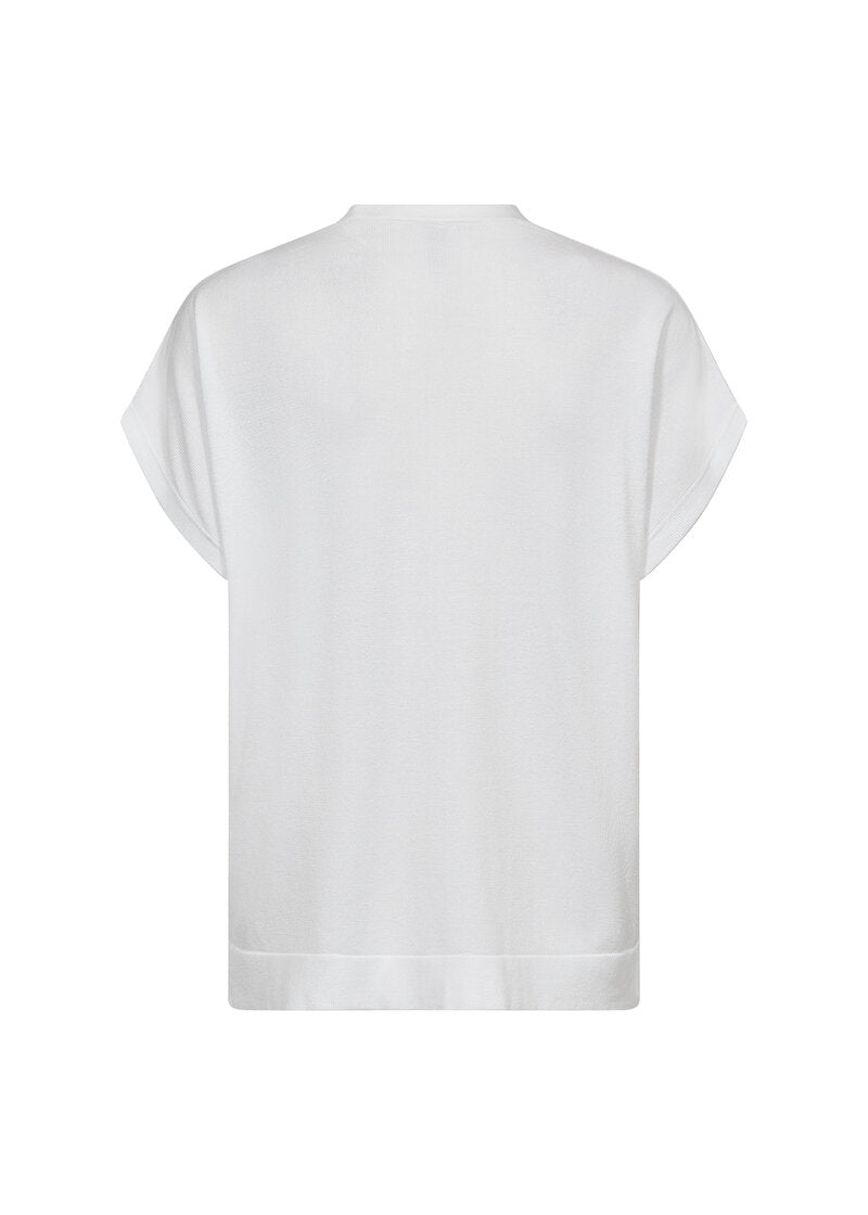 Dollie 757 V-ringad Pullover Dam White Soyaconcept