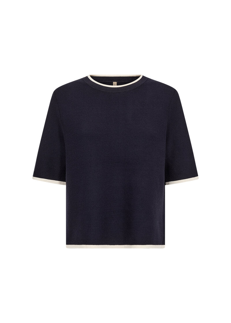 Dollie 793 Pullover Dam Navy Combi Soyaconcept
