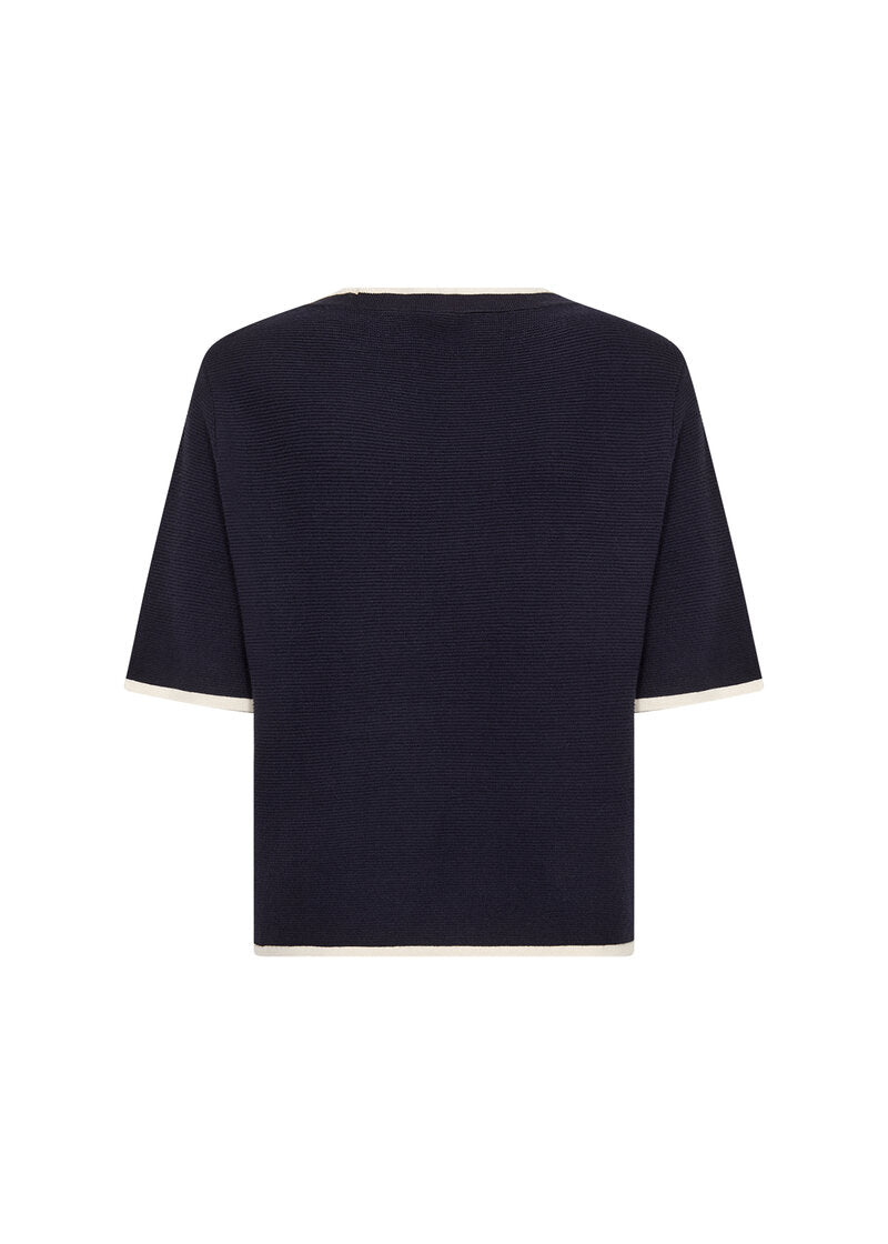 Dollie 793 Pullover Dam Navy Combi Soyaconcept