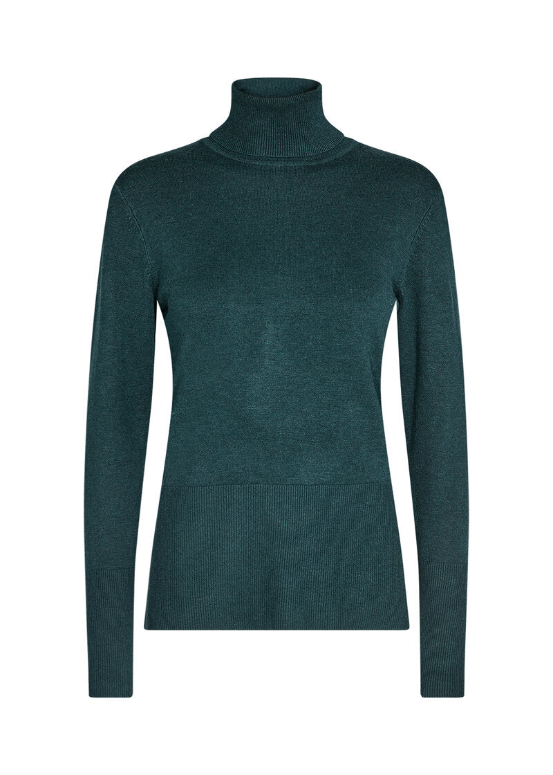 Dollie Polo Dam Shady Green Melange Soyaconcept