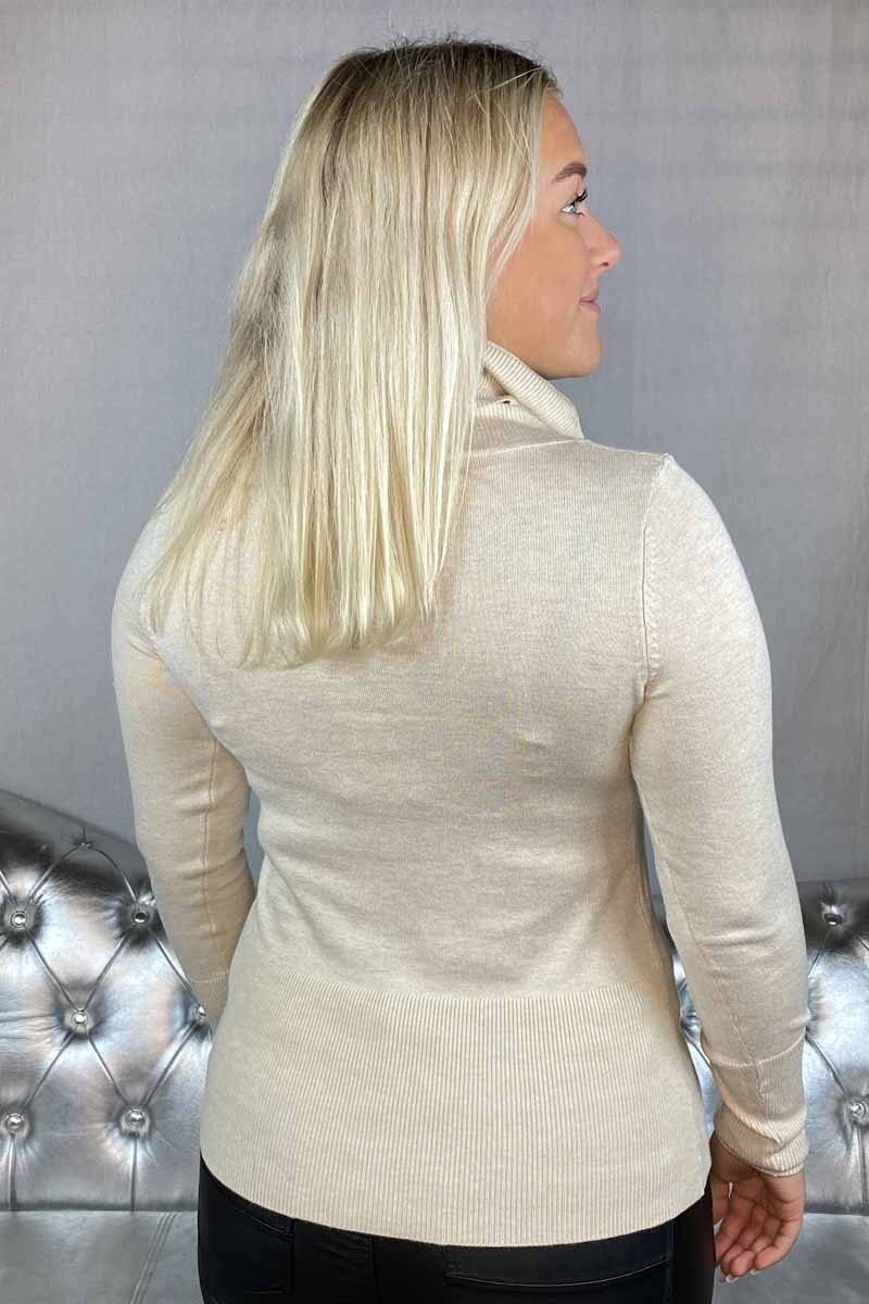 Dollie Pullover Dam Cream Melange Soyaconcept