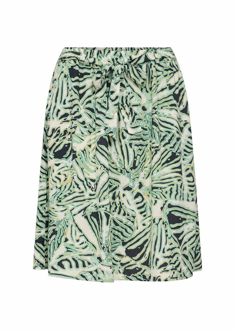 Ena 4 Skirt Women Aqua Combi Soyaconcept