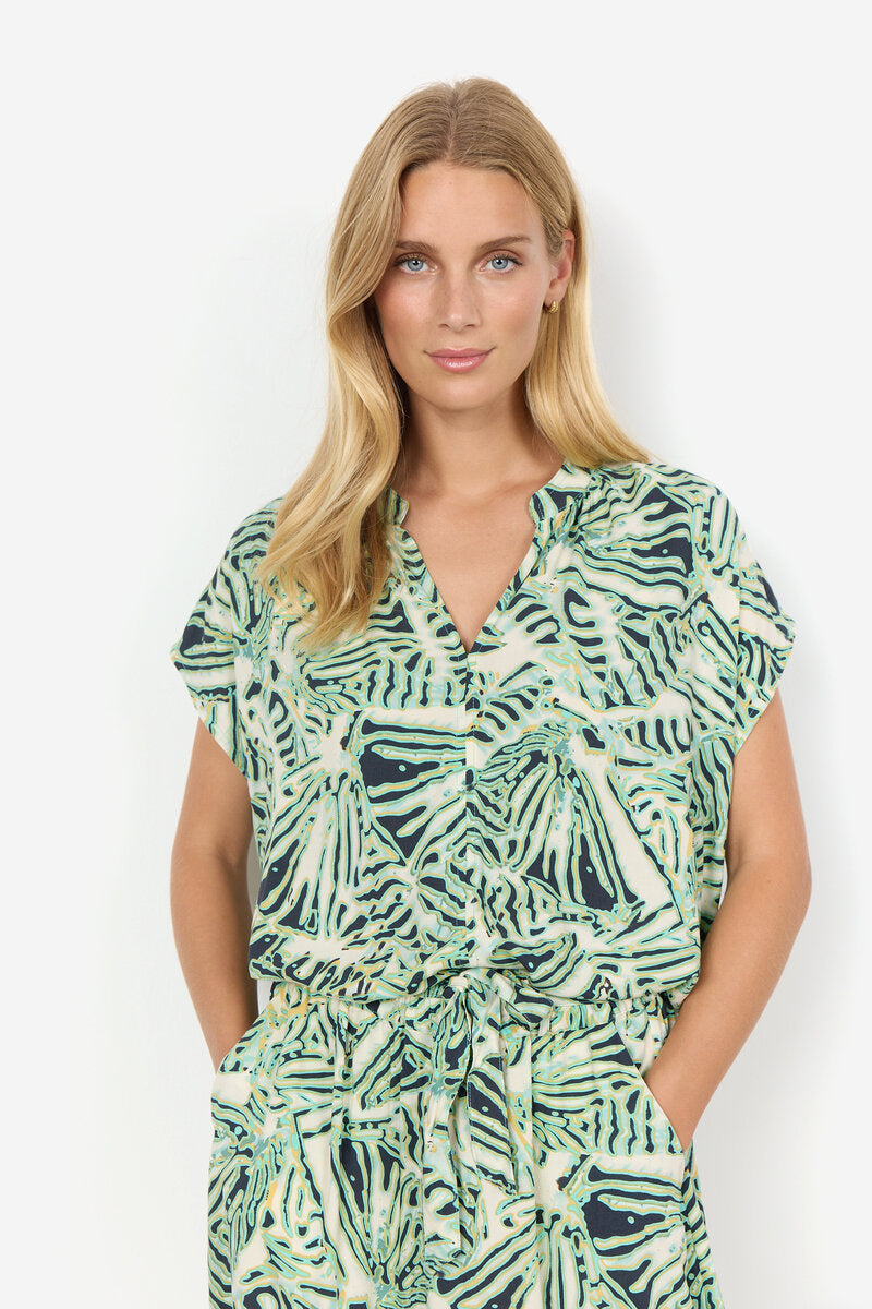 Ena Blus Dam Aqua Soyaconcept