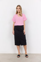 Erna 22 Jeanskjol Dam Black Soyaconcept