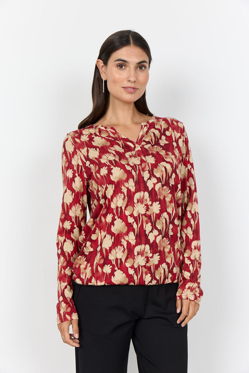Felicity 525 Top Ladies Chili Pepper Combi Soyaconcept