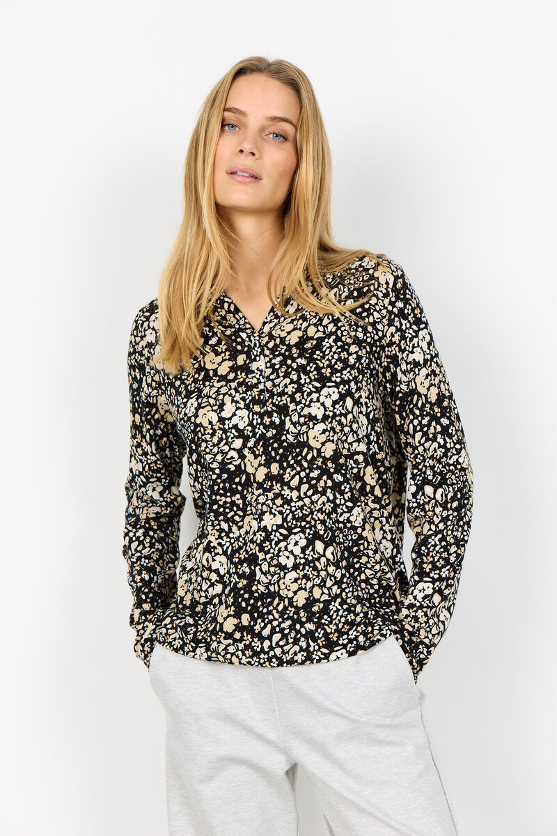 Felicity 532 Top Women Black Combi Soyaconcept