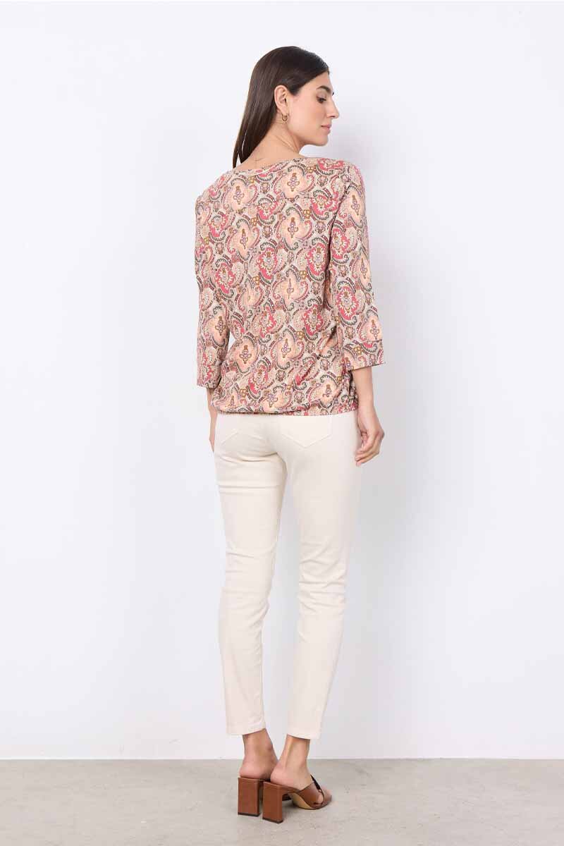 Felicity Top Women Paisley Berry Combi Soyaconcept