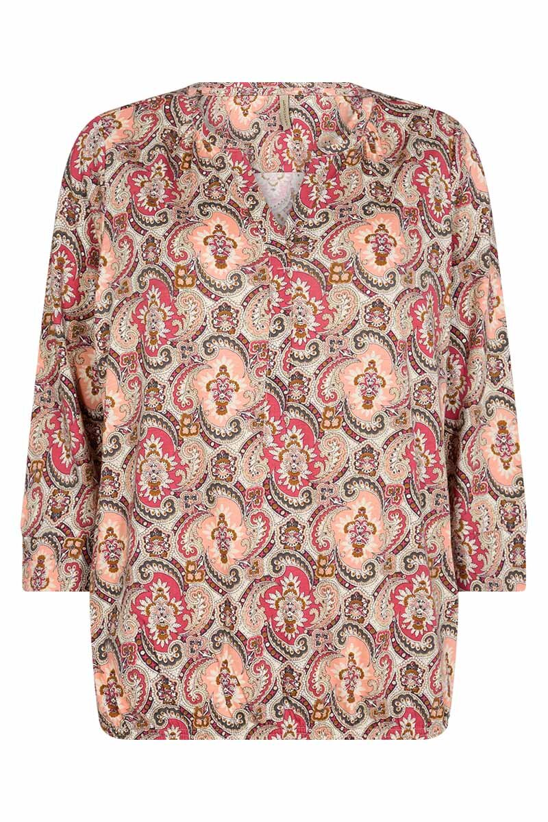 Felicity Top Women Paisley Berry Combi Soyaconcept