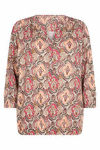Felicity Top Women Paisley Berry Combi Soyaconcept