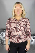 Felicity Topp Women Pink Patterned - Soyaconcept
