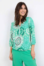 Felicity Topp Women Star Green Combi Soyaconcept