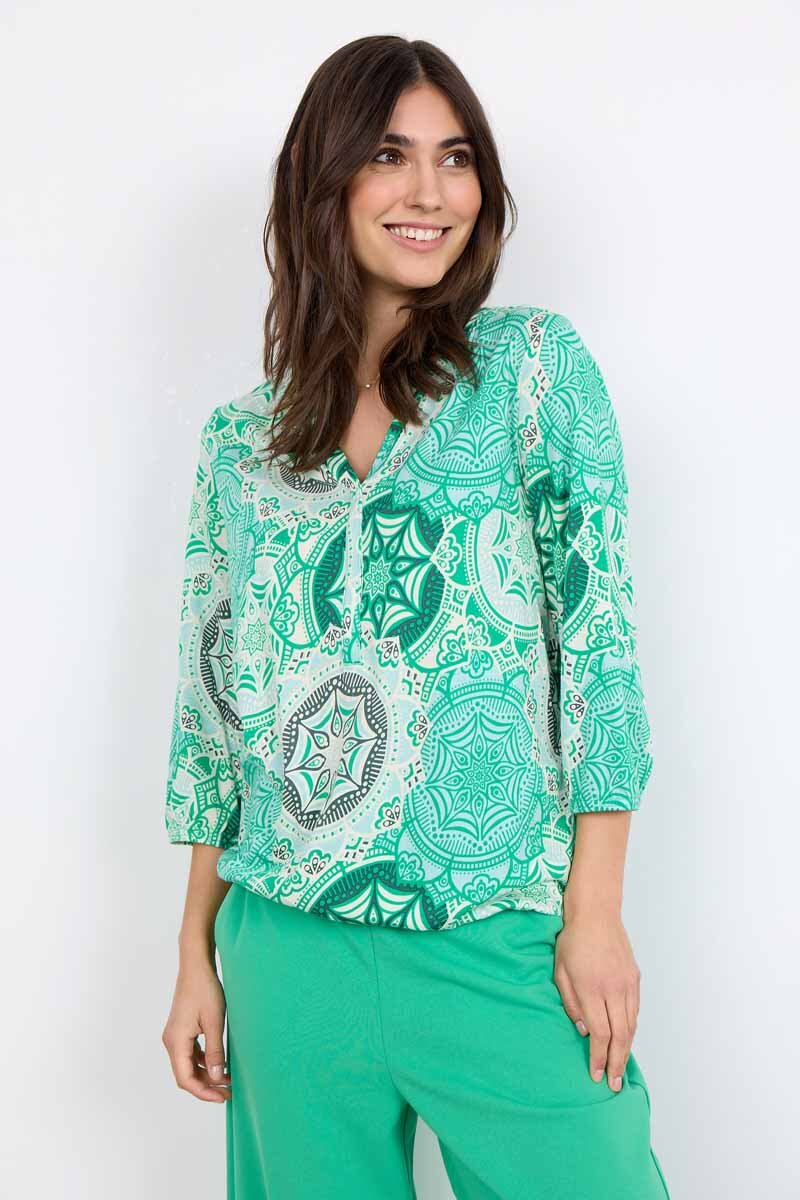 Felicity Topp Women Star Green Combi Soyaconcept