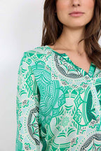 Felicity Topp Women Star Green Combi Soyaconcept