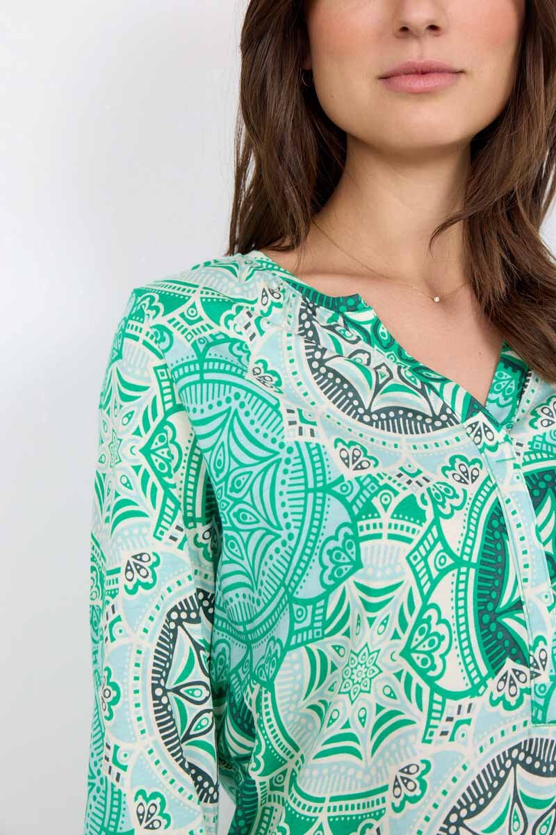 Felicity Topp Women Star Green Combi Soyaconcept