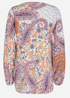 Gacia Blouse Women Dark Coral Combi - Soyaconcept