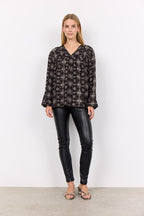 Iane Blouse Ladies Black Combi Soyaconcept