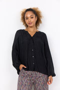 Iben Blus Dam Black Soyaconcept