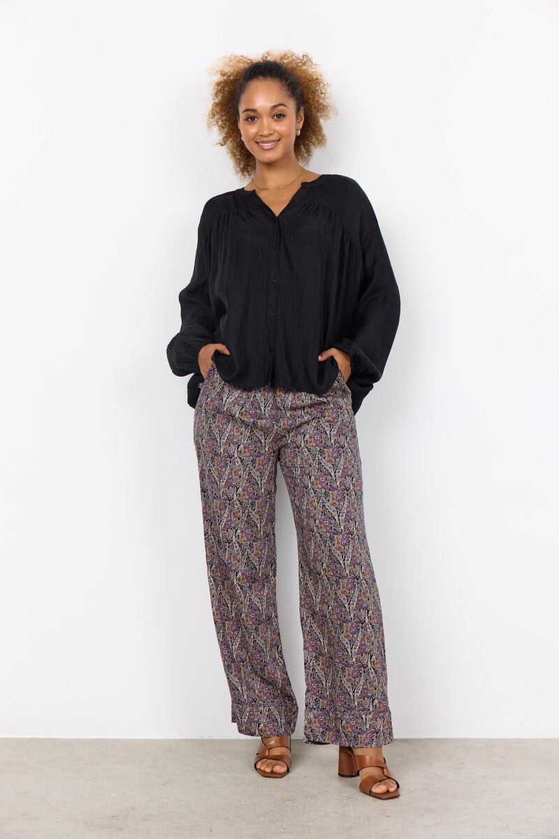 Iben Blus Dam Black Soyaconcept