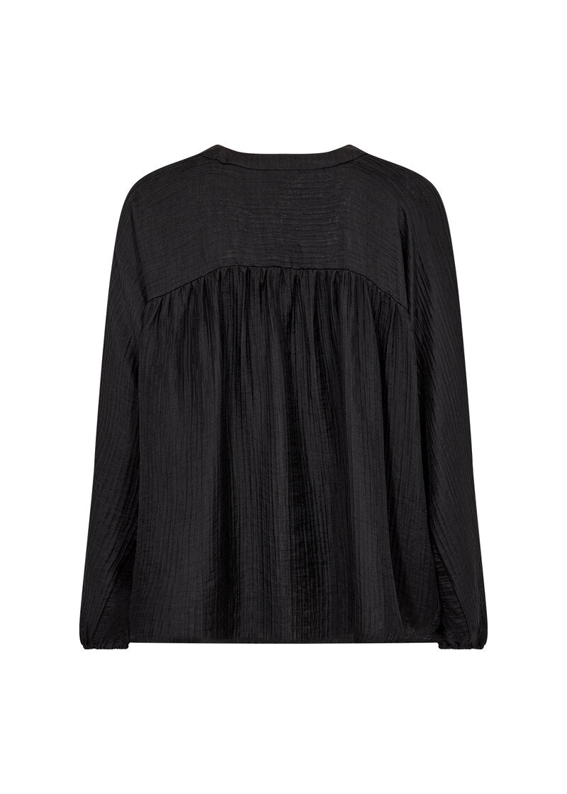 Iben Blus Dam Black Soyaconcept