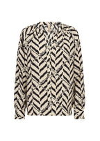 Inarose Blouse Women Black Combi Soyaconcept