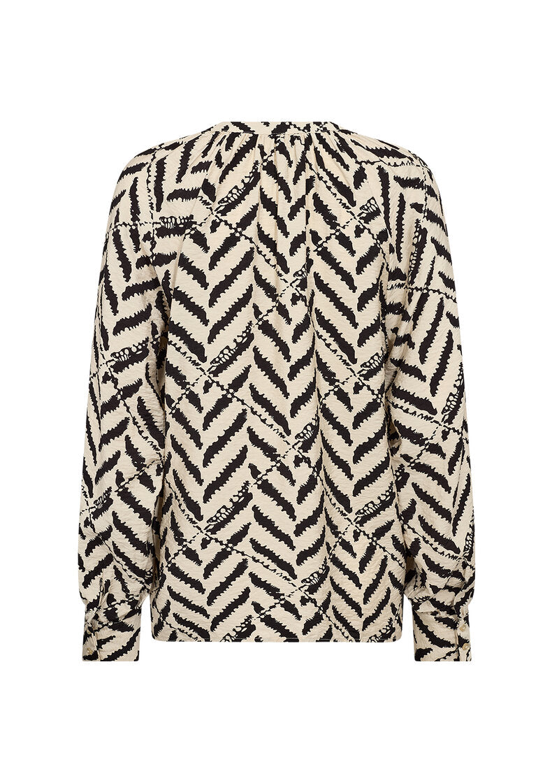Inarose Blouse Women Black Combi Soyaconcept