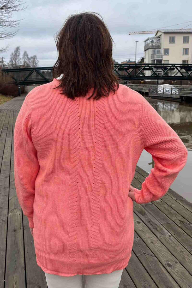 Kanita 13 Cardigan Dam Peach Pink Melange Soyaconcept