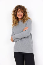 Kanita 4 Polo Dam Medium Grey Melange Soyaconcept