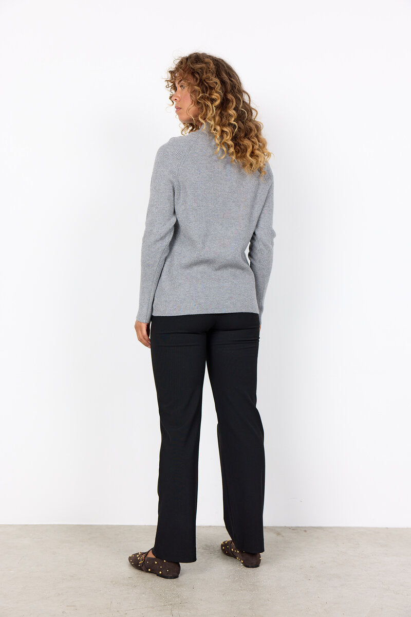 Kanita 4 Polo Dam Medium Grey Melange Soyaconcept