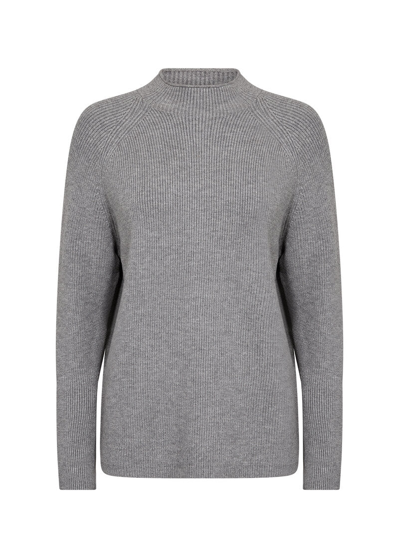 Kanita 4 Polo Dam Medium Grey Melange Soyaconcept
