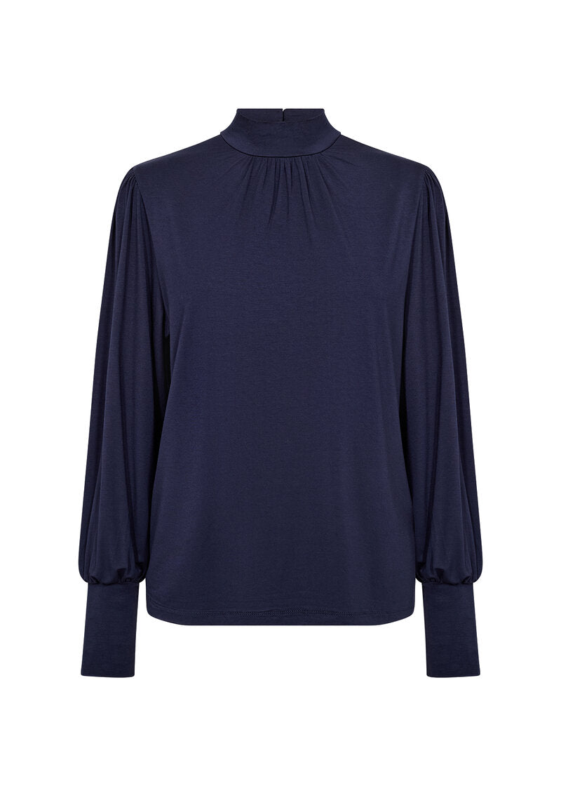 Marica 344 Blus Dam Navy Blazer Soyaconcept