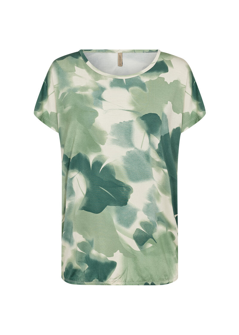 Marica 350 T-Shirt Dam Frosty Spruce Combi Soyaconcept