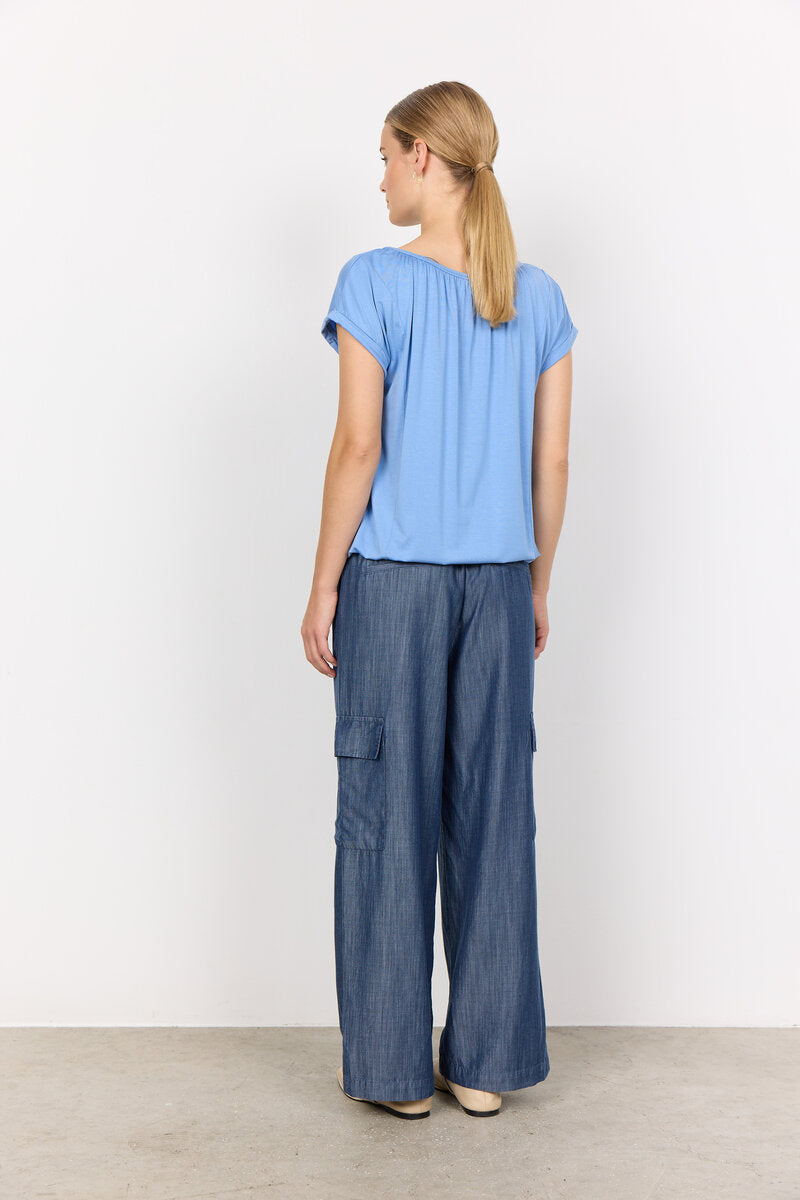 Marica T-Shirt Dam Air Blue Soyaconcept