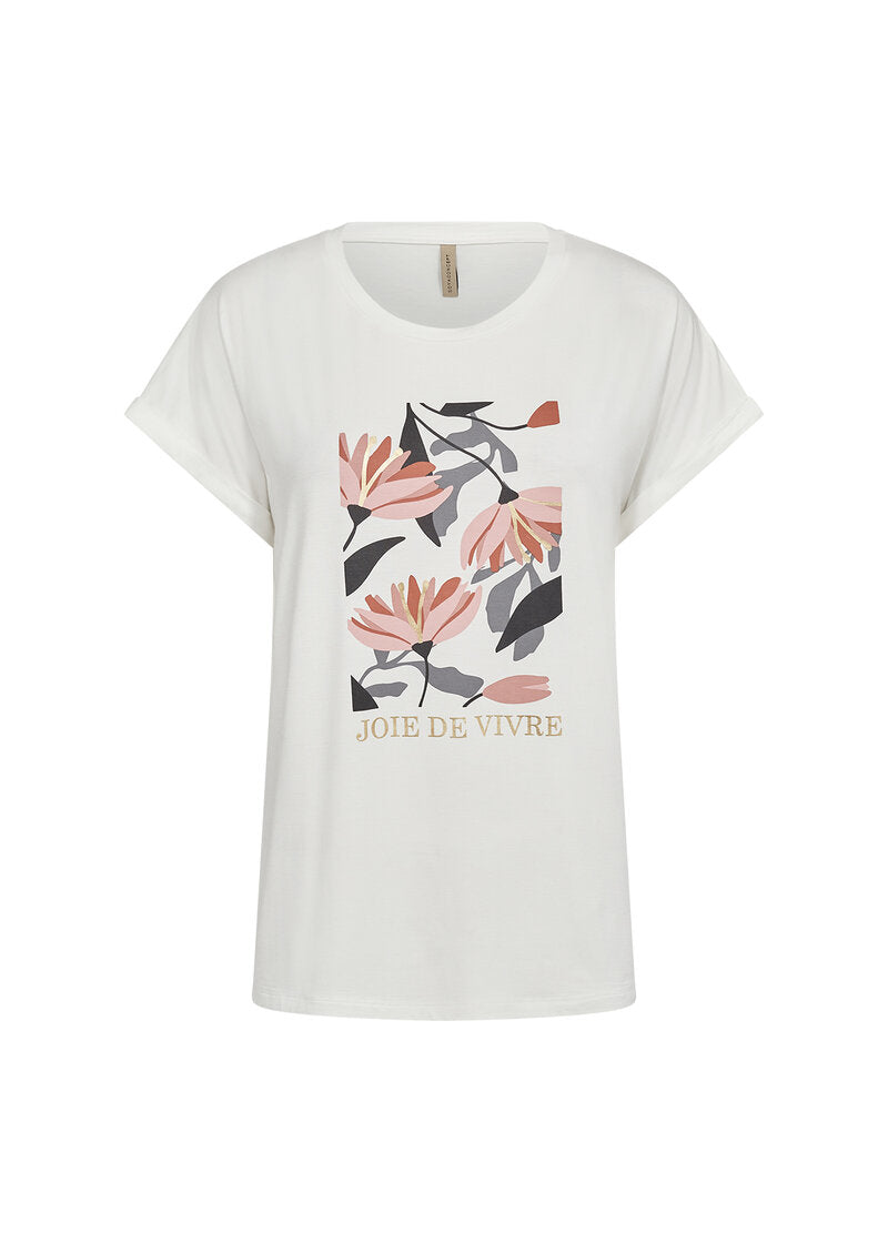 Marica T-shirt with Print Women Blush Soyaconcept