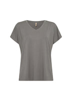 Marica V-Neck T-Shirt Ladies Misty Soyaconcept