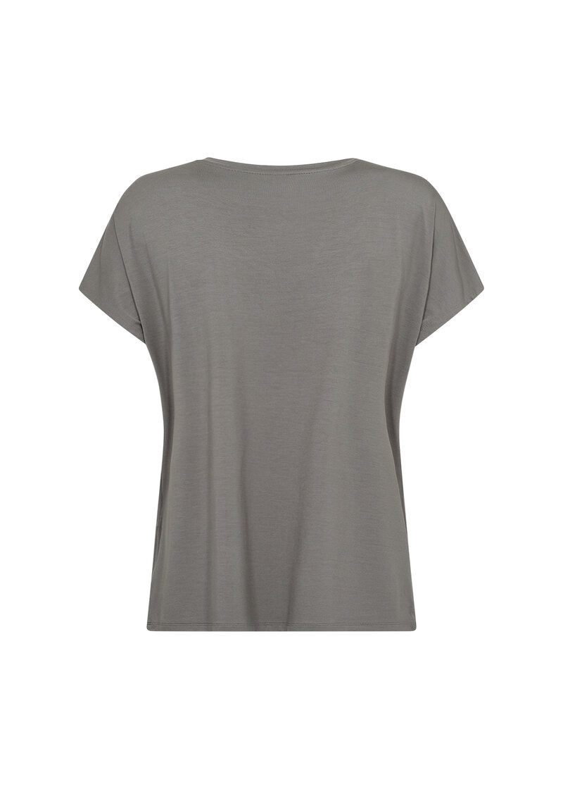 Marica V-Neck T-Shirt Ladies Misty Soyaconcept