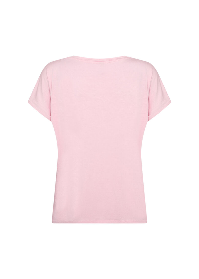 Marica V-Neck T-Shirt Women Rose Soyaconcept