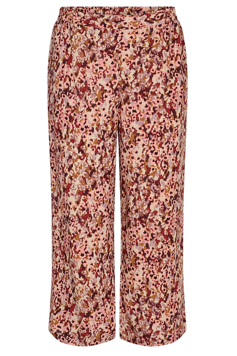 Minea 3-B Trousers Women Berry Combi Soyaconcept