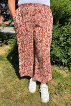 Minea 3-B Trousers Women Berry Combi Soyaconcept
