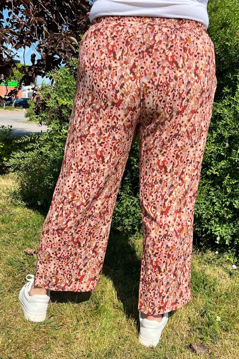 Minea 3-B Trousers Women Berry Combi Soyaconcept