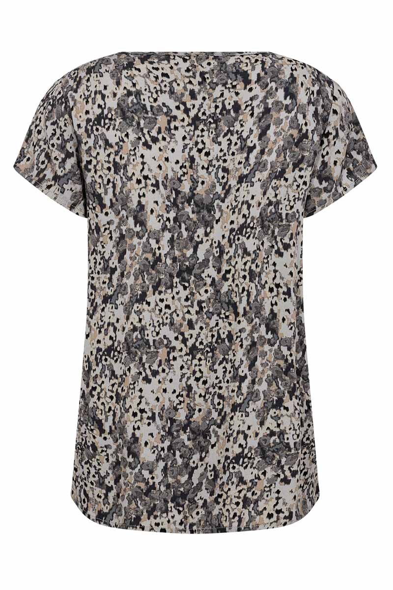 Minea1 Blouse Women Black Combi Soyaconcept