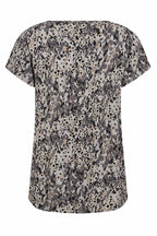 Minea1 Blouse Women Black Combi Soyaconcept