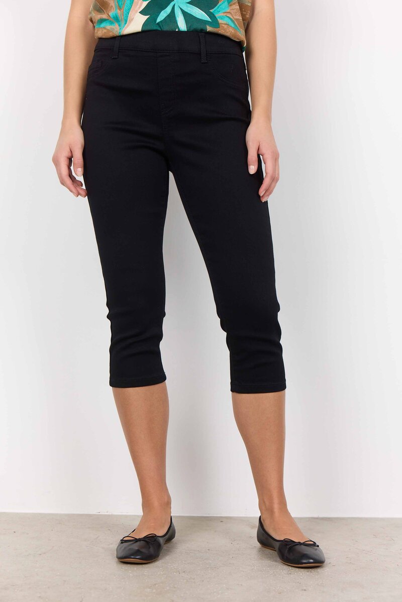 Nadira 2-B Capri Women's Black Soyaconcept