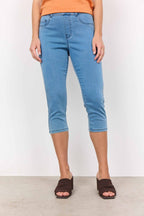 Nadira 2-B Capri Women's Light Blue Denim Soyaconcept