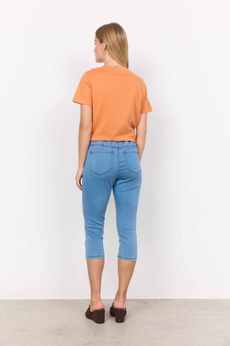 Nadira 2-B Capri Women's Light Blue Denim Soyaconcept