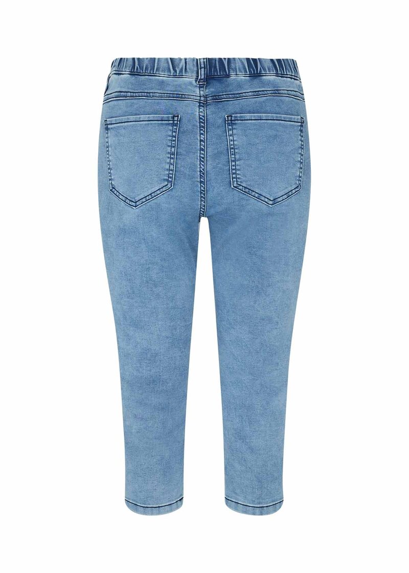 Nadira 2-B Capri Women's Light Blue Denim Soyaconcept