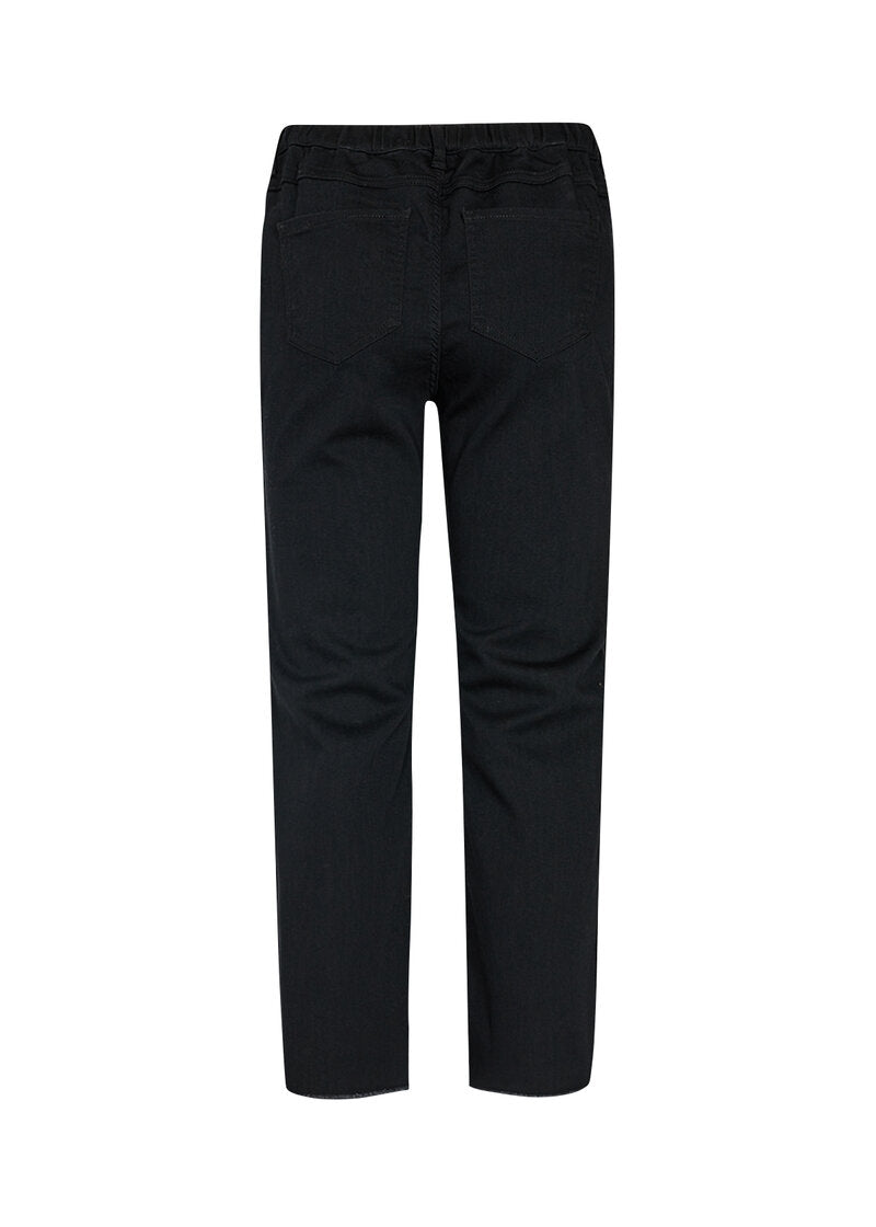Nadira 3 Trousers Women Black Soyaconcept