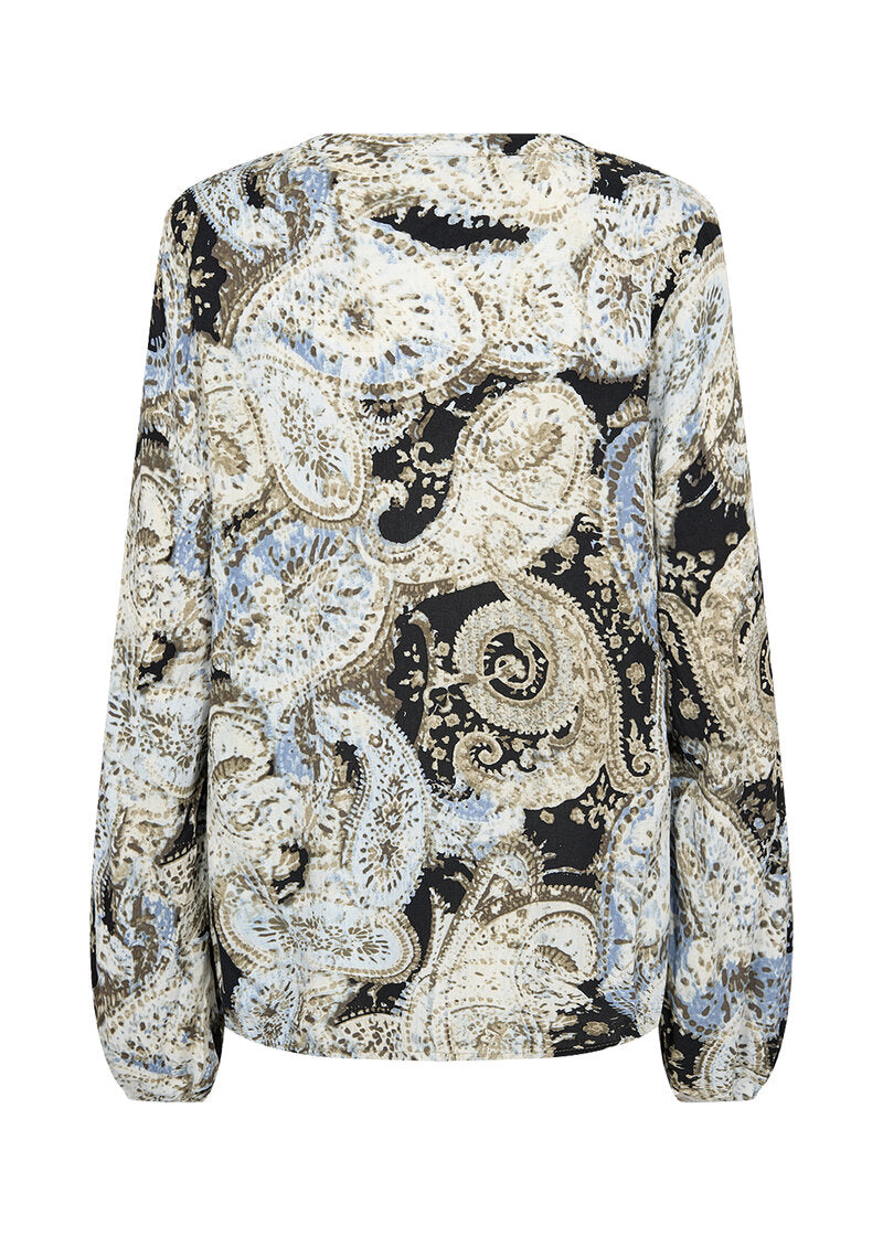 Nami Blus Dam Flint Blue Combi Soyaconcept