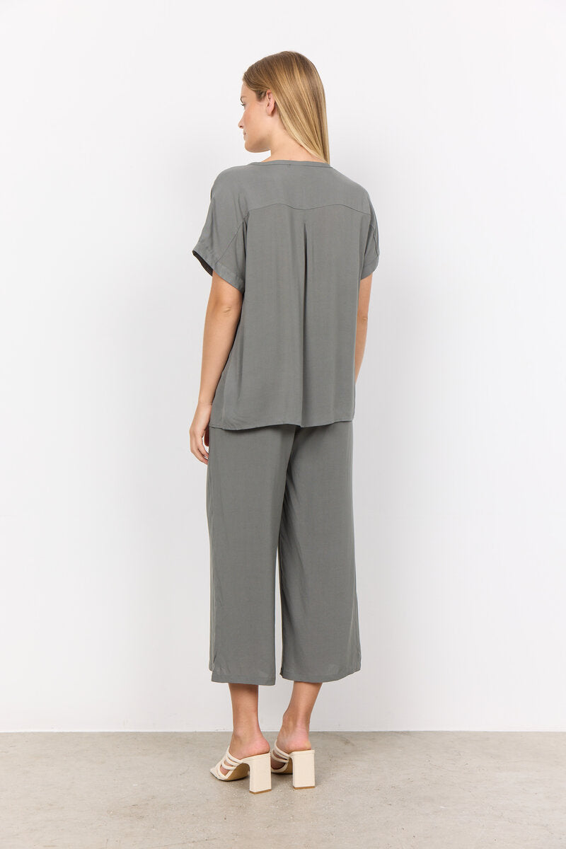 Radia 9 V-Neck Blouse Women Misty Soyaconcept