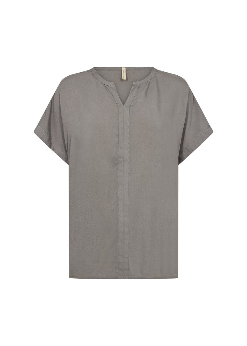 Radia 9 V-Neck Blouse Women Misty Soyaconcept